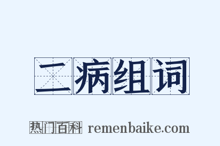 二病组词是什么意思的图片